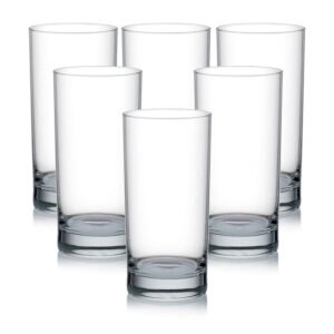 Ocean Top Drink Glass Tumbler 305Ml - Set of 6 | Glassware Water, Hot & Cold Drinks, Juice, Cocktail, Milkshake, Smoothie | Ideal for Home, Party, Restaurant | Gifting on Special Occasion